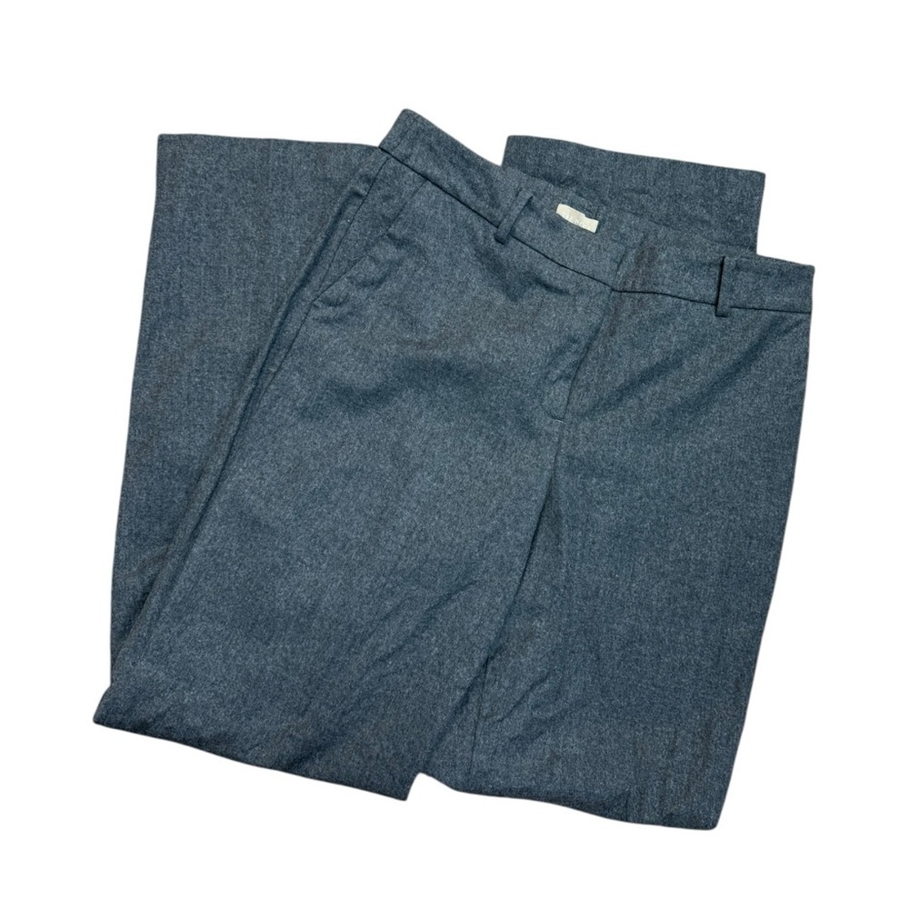 Talbots Gray Wool Blend Straight Leg Trousers Size 10